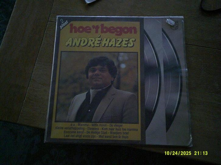 André Hazes – Hoe 't Begon Dubbel vinyl LP (1981), Cd's en Dvd's, Vinyl | Nederlandstalig, Zo goed als nieuw, Levenslied of Smartlap