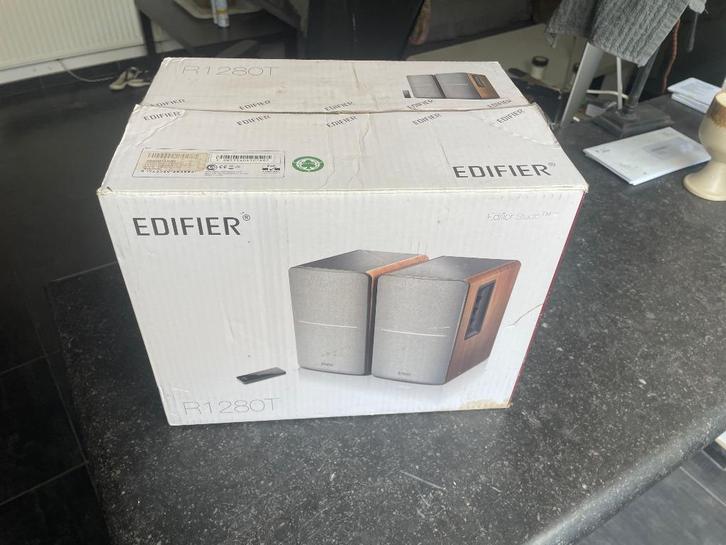 Enceintes Edifier R1280T – 42W RMS – Idéal Gamer / PC – Bois, Games en Spelcomputers, Spelcomputers | Overige Accessoires, Gebruikt