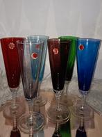 6 Vintage glazen set van Murano jaren 70, Verzamelen, Glas en Drinkglazen, Ophalen of Verzenden, Zo goed als nieuw