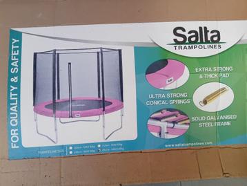 salta combo trampoline roze, Kinderen en Baby's, Speelgoed | Buiten | Trampolines, Ophalen, Gebruikt
