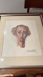 Impression ancien Reine Élisabeth, Antiek en Kunst, Ophalen