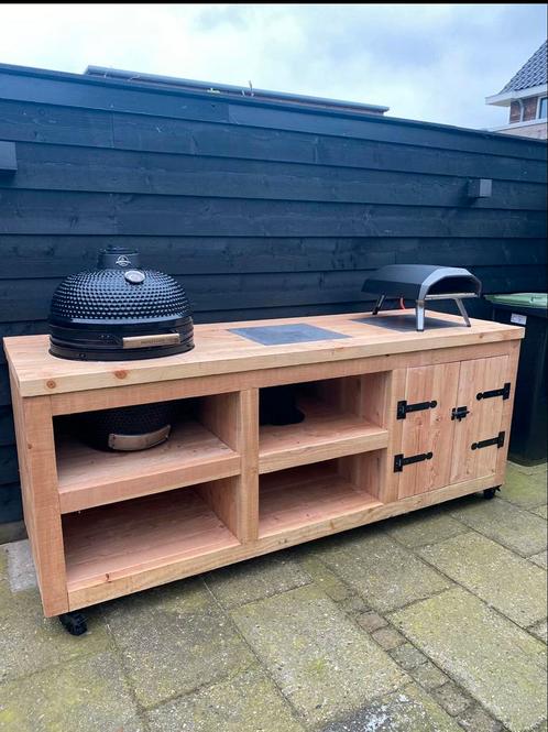 Buitenkeuken voor een kamado / green egg, Tuin en Terras, Buitenkeukens, Zo goed als nieuw, Ophalen