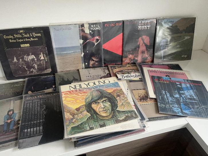 Unieke Vinylcollectie van Neil Young, CD & DVD, Vinyles | Rock, Utilisé, Pop rock, Autres formats, Enlèvement ou Envoi