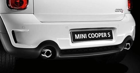 Uitlaat einddemper sierstuk set Mini Countryman R60 R61 1830, Auto-onderdelen, Uitlaatsystemen, Mini, Gebruikt, Ophalen of Verzenden