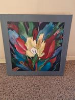 schilderij op doek bloem, Ophalen