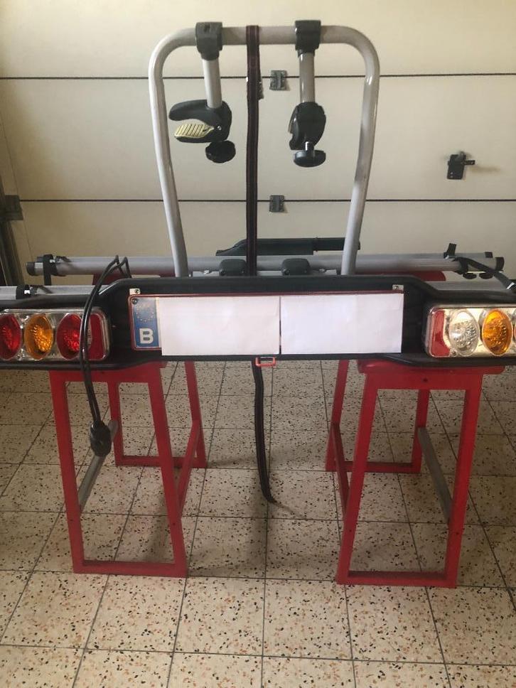 FIETSENDRAGER  voor 2  E-Bikes- PERUZZO- type PARMA- 60kg, Hobby en Vrije tijd, Overige Hobby en Vrije tijd, Zo goed als nieuw