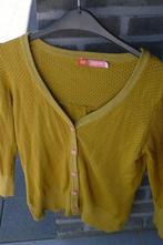 Okerkleurige cardigan / gilet Zoë Loveborn (K468), Comme neuf, Jaune, Zoë Loveborn, Taille 42/44 (L)