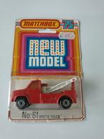 Vintage Matchbox Wreck Truck AFHALING LEES BESCHRIJVING, Hobby & Loisirs créatifs, Voitures miniatures | 1:50, Enlèvement, Neuf