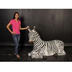 Zebra beeld Resting - Lengte 175 cm