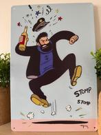 Metalen reclamebord Kuifje, Ophalen of Verzenden, Kuifje, Zo goed als nieuw, Plaatje, Poster of Sticker