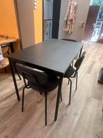 Table + 6 chaises, Maison & Meubles, Tables | Tables à manger, Enlèvement, Comme neuf