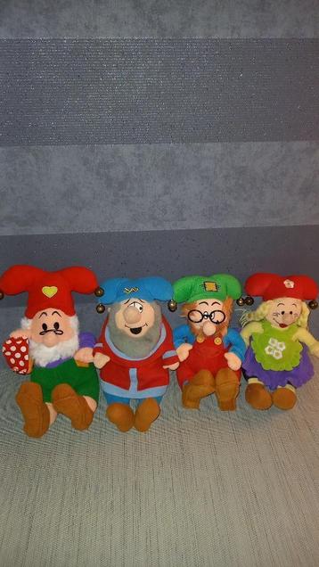 4 Kabouter Plop knuffels beschikbaar voor biedingen