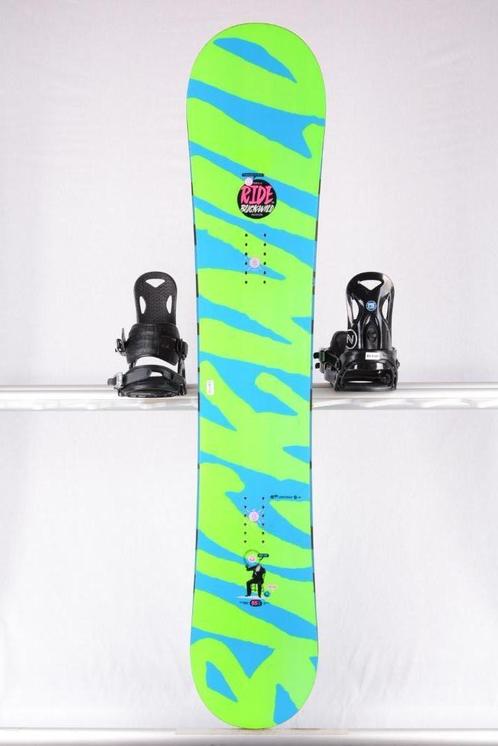 139 142 cm snowboard RIDE BUCK WILD, BLUE/green, WOODCORE, Sport en Fitness, Snowboarden, Gebruikt, Board, Verzenden