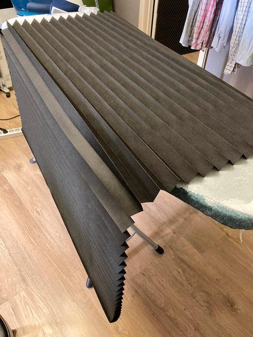 Blinds / plissé uittrekbaar in papier, Huis en Inrichting, Stoffering | Gordijnen en Lamellen, Zwart, Ophalen