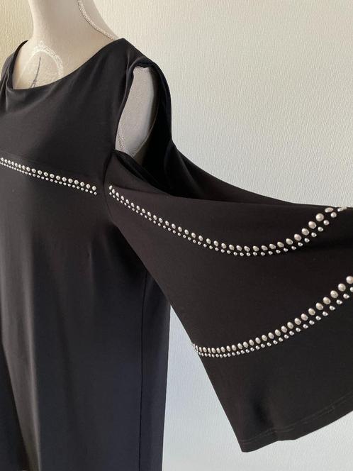 prachtige zwarte feestelijke jurk Frank Lyman Design 48-50, Kleding | Dames, Jurken, Zo goed als nieuw, Maat 46/48 (XL) of groter
