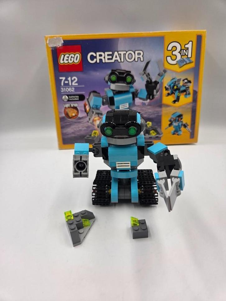 Lego Creator 31062 Robo Explorer, Kinderen en Baby's, Speelgoed | Duplo en Lego, Zo goed als nieuw, Lego, Complete set, Ophalen of Verzenden