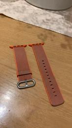 Origineel woven nylon band voor Apple Watch 42, 44, 45mm, Oranje, Ophalen of Verzenden, IOS, Zo goed als nieuw