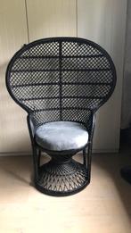 Prachtige pauwenstoel / peacock chair / Emmanuelle stoel, Huis en Inrichting, Ophalen