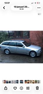 Mercedes w202 break 220cdi 1998 Elegance, Auto's, Automaat, Zwart, 4 cilinders, 5 deurs