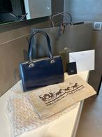Delvaux vintage model, Handtassen en Accessoires, Ophalen of Verzenden, Gebruikt, Blauw, Handtas