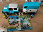 Playmobil 70511 Voiture et Van pour Poney - Country, Comme neuf