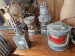 Zinken scheepslampen €30€35€35€40, Verzamelen, Scheepvaart, Ophalen