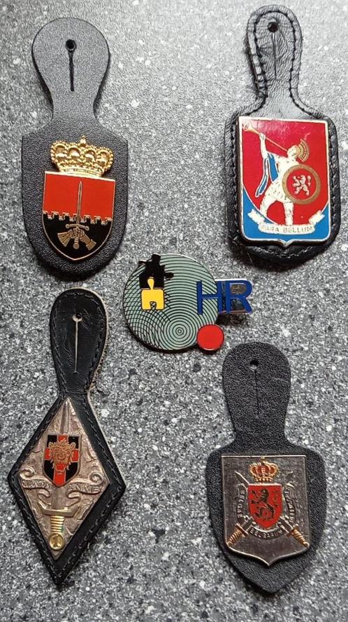 5  Borsthangers. van de generale staf, Verzamelen, Militaria | Algemeen, Landmacht, Embleem of Badge, Ophalen of Verzenden