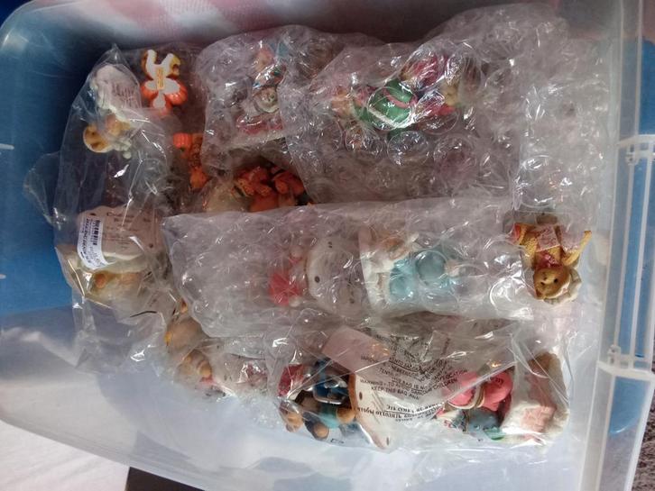Cherried teddie's, Verzamelen, Beelden en Beeldjes, Zo goed als nieuw, Ophalen