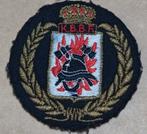 Belgische oude patch mouw badge brandweer K.B.B.F, Verzamelen, Ophalen of Verzenden, Embleem of Badge