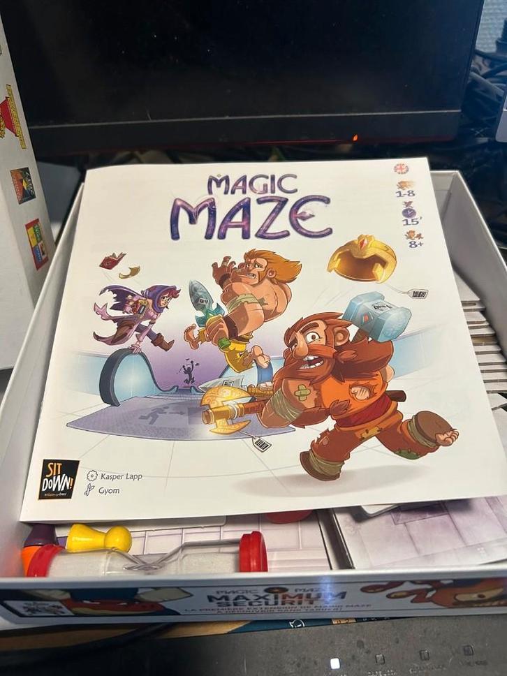 Magic Maze, Hobby en Vrije tijd, Gezelschapsspellen | Bordspellen, Zo goed als nieuw, Drie of vier spelers, Ophalen