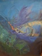 olie op doek 80x100 cm, Ophalen