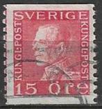 Suède 1925/1926 - Yvert 196 - Roi Gustave V (ST), Timbres & Monnaies, Timbres | Europe | Scandinavie, Envoi, Suède, Affranchi