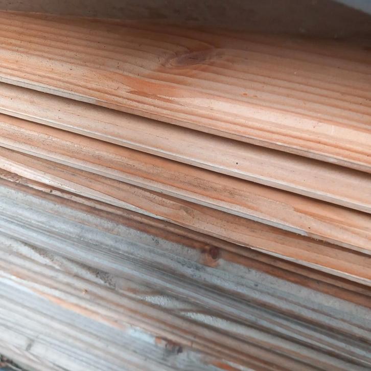 Zweeds rabat douglas en dakbeschot :gevelbekleding binnenafw, Doe-het-zelf en Bouw, Hout en Planken, Ophalen