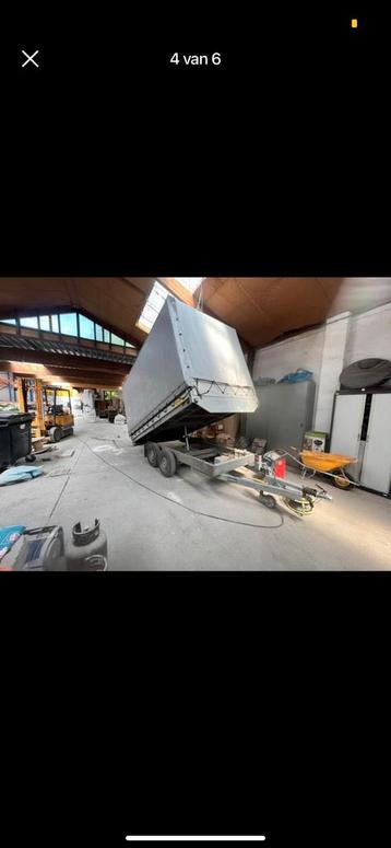 Kipper met huif, Auto diversen, Aanhangers en Bagagewagens, Ophalen of Verzenden, Zo goed als nieuw