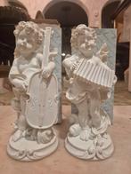 Set van 2 beeldjes van muzikantengelen in perfecte staat., Verzamelen, Beelden en Beeldjes, Ophalen, Nieuw, Religie