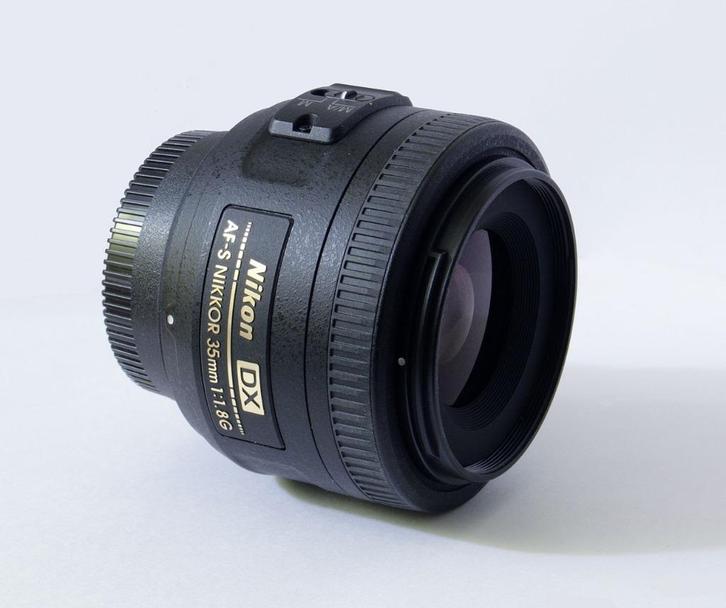 Nikon AF-S 35MM F/1.8G DX (nieuwstaat), Audio, Tv en Foto, Foto | Lenzen en Objectieven, Zo goed als nieuw, Groothoeklens, Ophalen of Verzenden