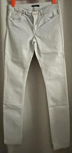 River Woods (26) 34/36 skinny jeans in wit/zilver glans, Kleding | Dames, Spijkerbroeken en Jeans, Overige kleuren, River Woods