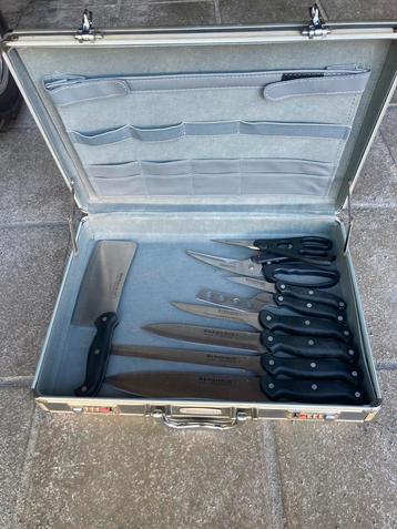 Set de couteaux Berghaus en étui, parfait état, Enlèvement ou Envoi, Comme neuf, Ensemble de couverts, Résiste au lave-vaisselle