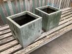 2 bloempotten / plantenbakken (6 euro voor 2), Tuin en Terras, Ophalen, Gebruikt, Minder dan 30 cm, Minder dan 60 cm