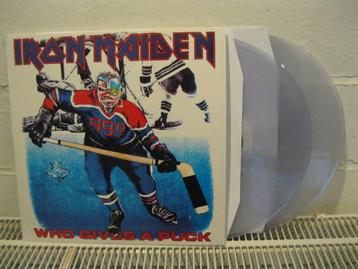 IRON MAIDEN - WHO GIVES A PUCK - 2 lp color vinyl