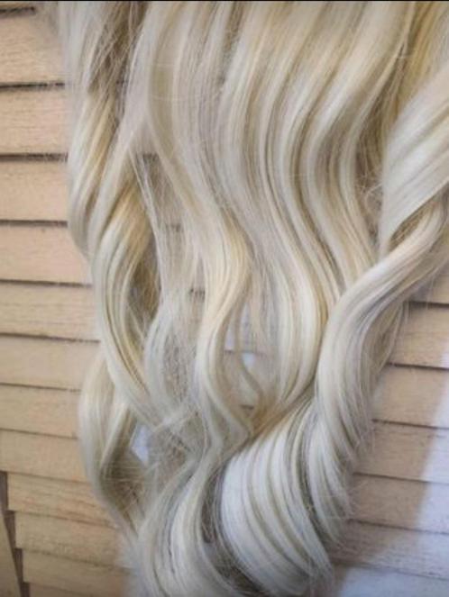 Kit extensions chv blond polaire / 55 cm  a clips, Bijoux, Sacs & Beauté, Beauté | Soins des cheveux, Neuf, Perruque ou Extension de cheveux