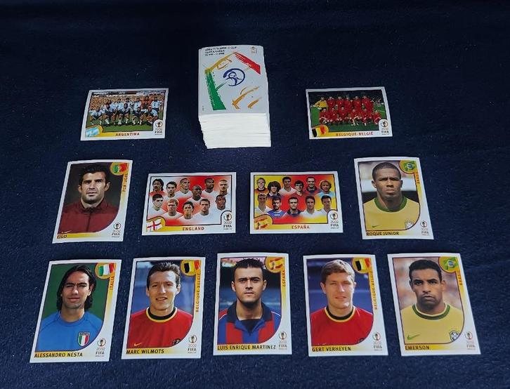 172 versch. Panini stickers voetbal 'WK 2002'  -nieuw, Verzamelen, Sportartikelen en Voetbal, Nieuw, Poster, Plaatje of Sticker