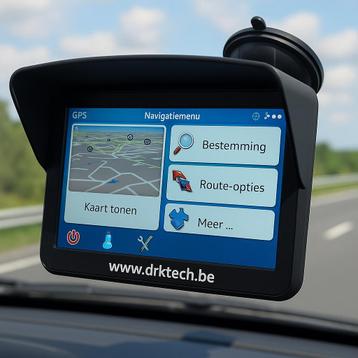 7 inch Auto, Camper GPS met Bedrade Achteruitrijcamera Set beschikbaar voor biedingen