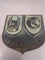 Plaque militaire en fer Koksijde, Collections, Objets militaires | Général, Enlèvement ou Envoi