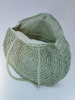 Groene handtas raffia/rond NIEUW, Ophalen, Nieuw, Handtas