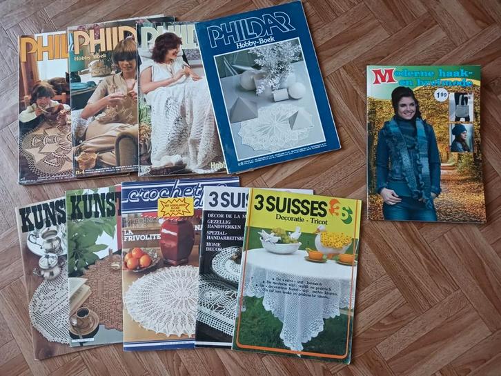 Oude boekjes met haakpatronen, Hobby en Vrije tijd, Breien en Haken, Gebruikt, Haken, Patroon of Boek, Ophalen of Verzenden