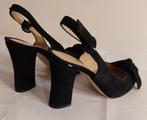 287C* VOLTAN sexy zwarte leren pumps (36), Pumps, Verzenden, Zwart, Voltan