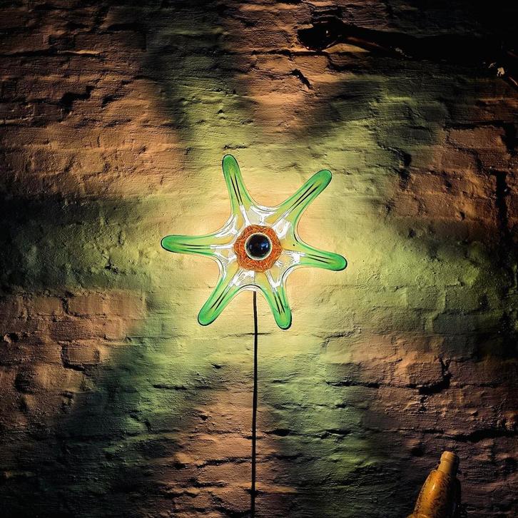 Vintage Murano glazen wandlamp., Antiek en Kunst, Antiek | Verlichting, Ophalen of Verzenden