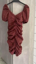 Sexy elegante bordeauxrode jurk kort S, Kleding | Dames, Jurken, Overige kleuren, Verzenden, Zo goed als nieuw, Maat 36 (S)