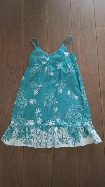 Zomerkleedje maat 146 wit / turquoise, Kleding | Dames, Badmode en Zwemkleding, Zo goed als nieuw, Wit, Ophalen of Verzenden